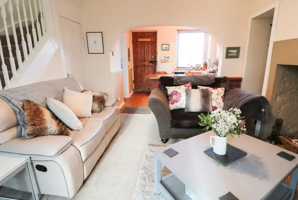 Lounge at Corbett Cottage, Northumbria