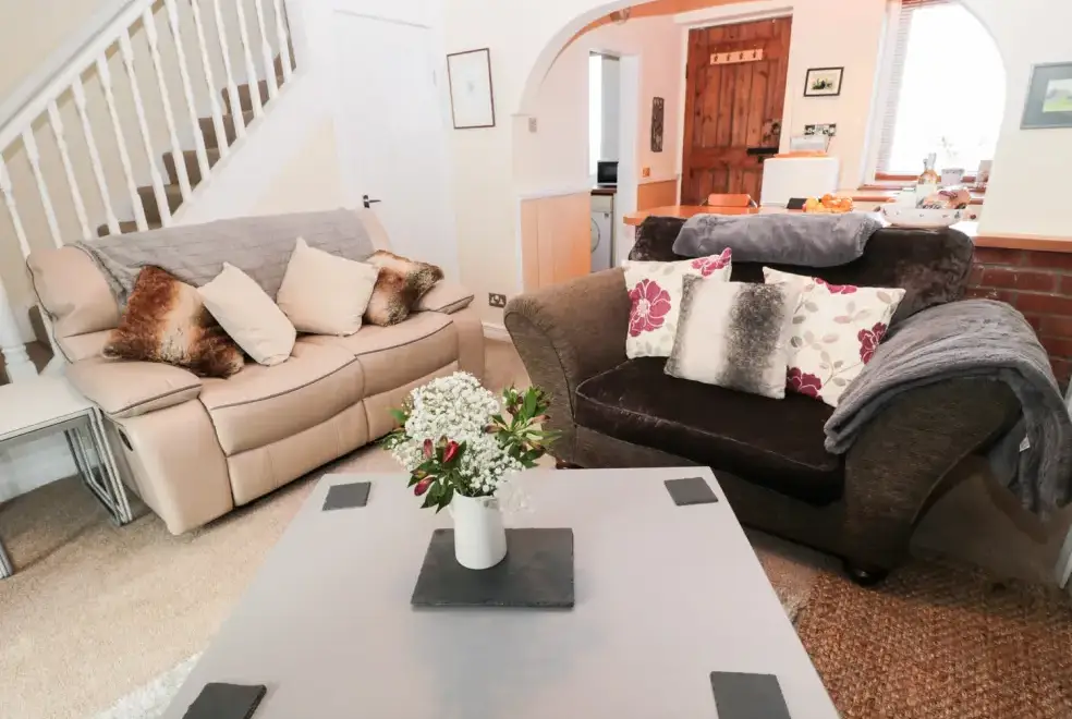 Lounge at Corbett Cottage, Northumbria