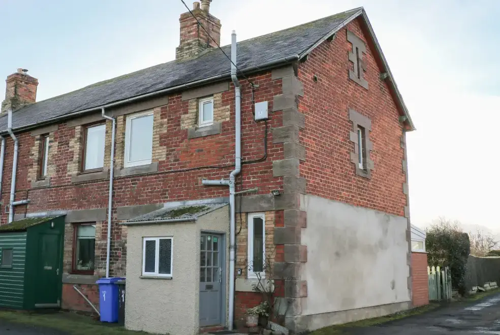 Corbett Cottage, Northumbria, from the outside