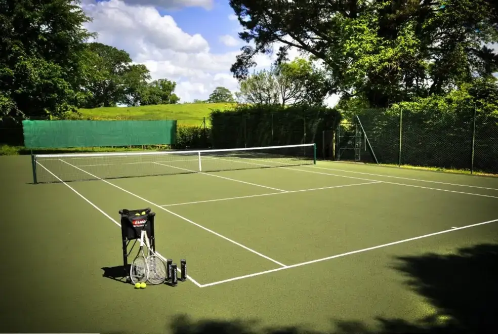 Outdoor games area at Corffe House