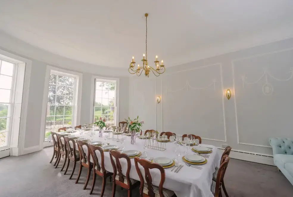 Dining room at Corffe House