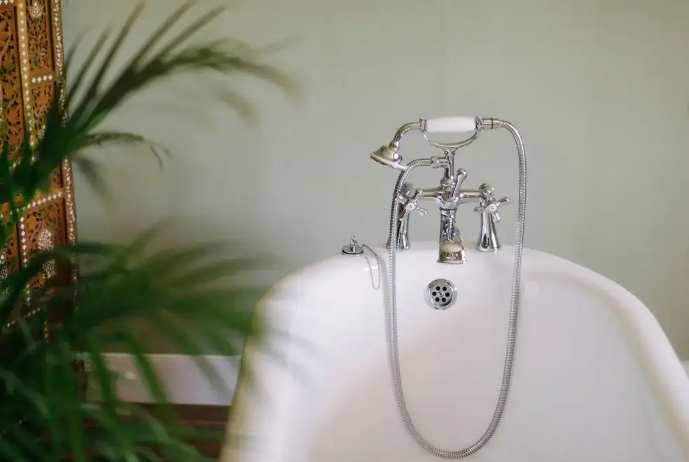 Ensuite bathroom at Corffe House