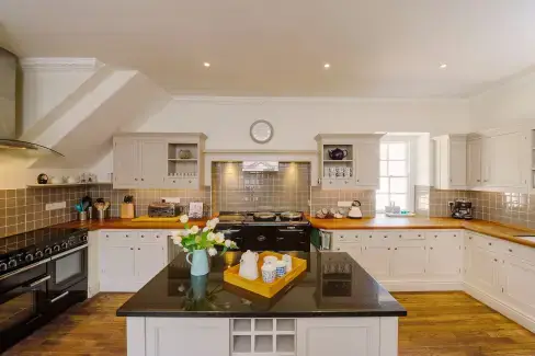 Luxury kitchen at Corffe House, Devon