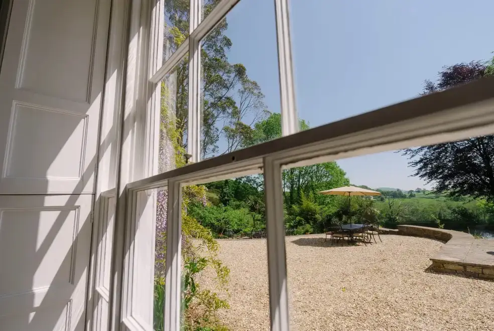 Garden furniture at Corffe House