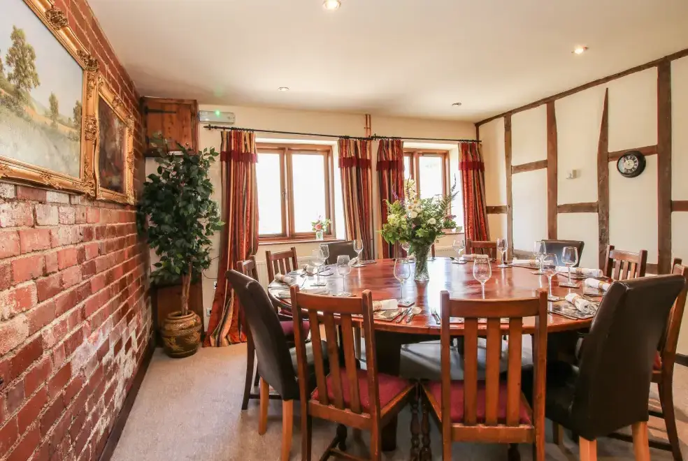 Dining room at Corn House