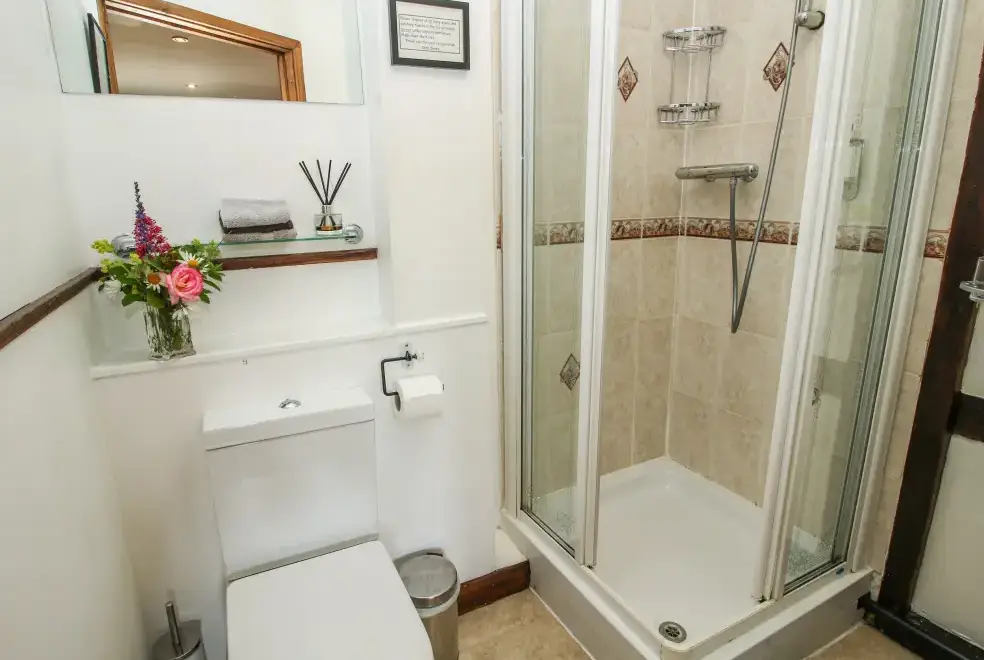 Shower room at Corn House