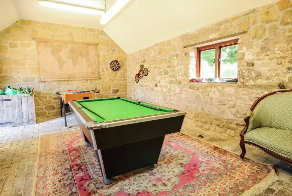 Games Room at Corn House