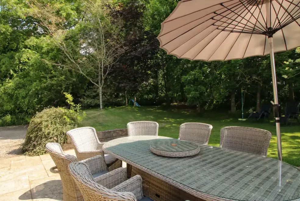 Garden furniture at Corn House