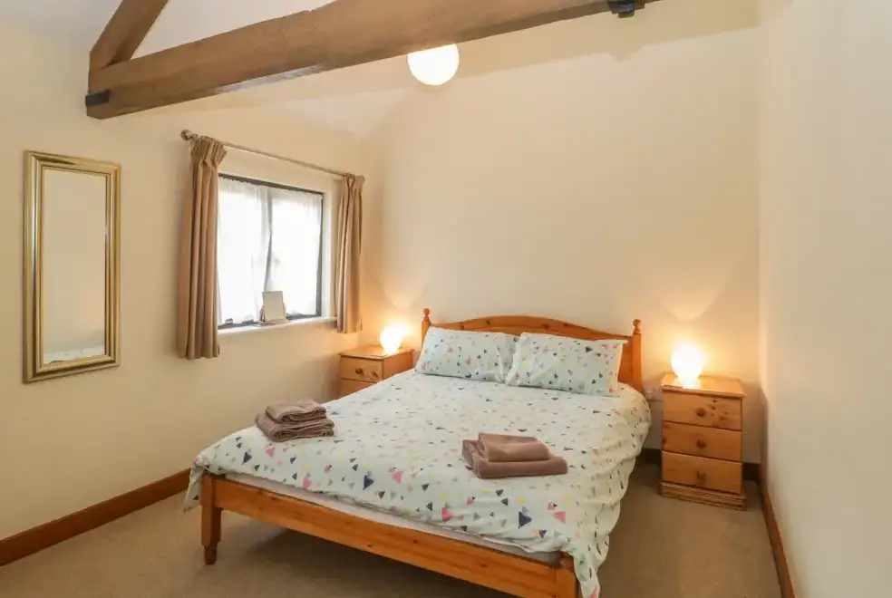 Bedroom at Corner Pet-Friendly Barn, Dorset AONB