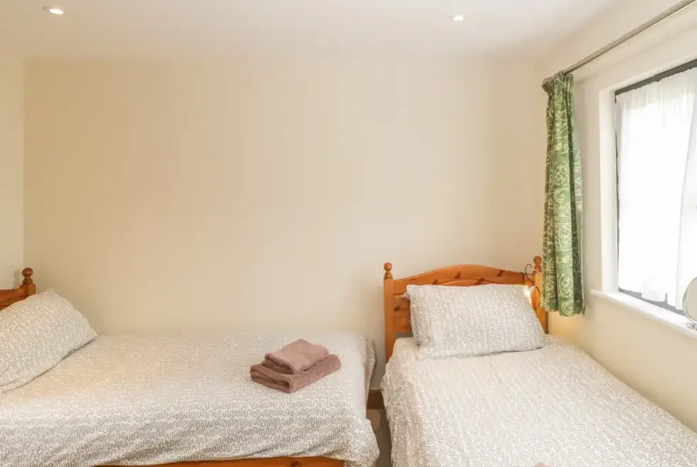 Bedroom at Corner Pet-Friendly Barn, Dorset AONB