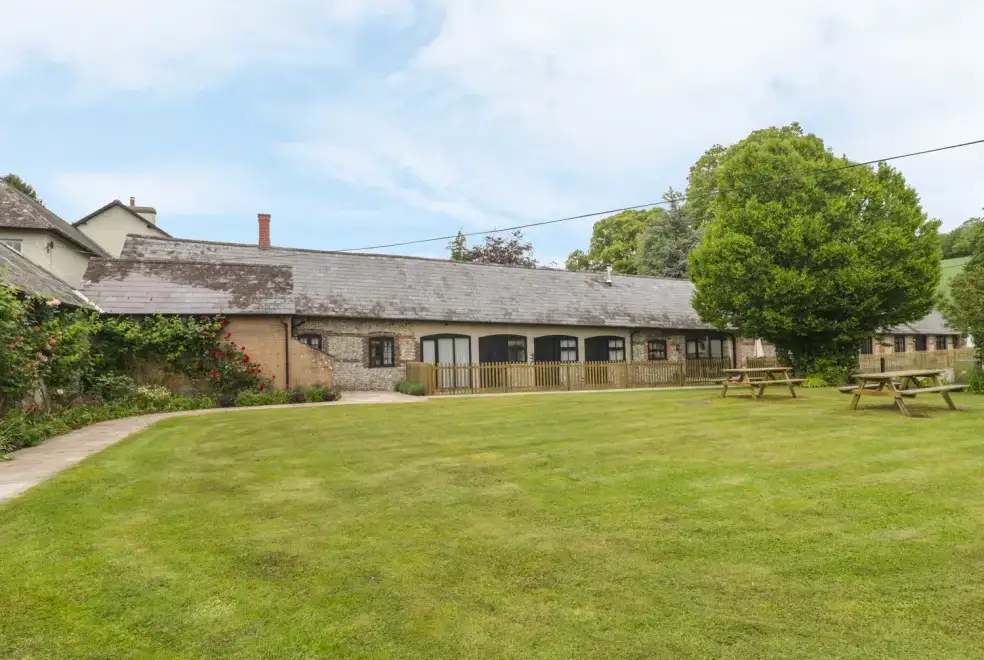 Corner Pet-Friendly Barn, Dorset AONB, from the outside