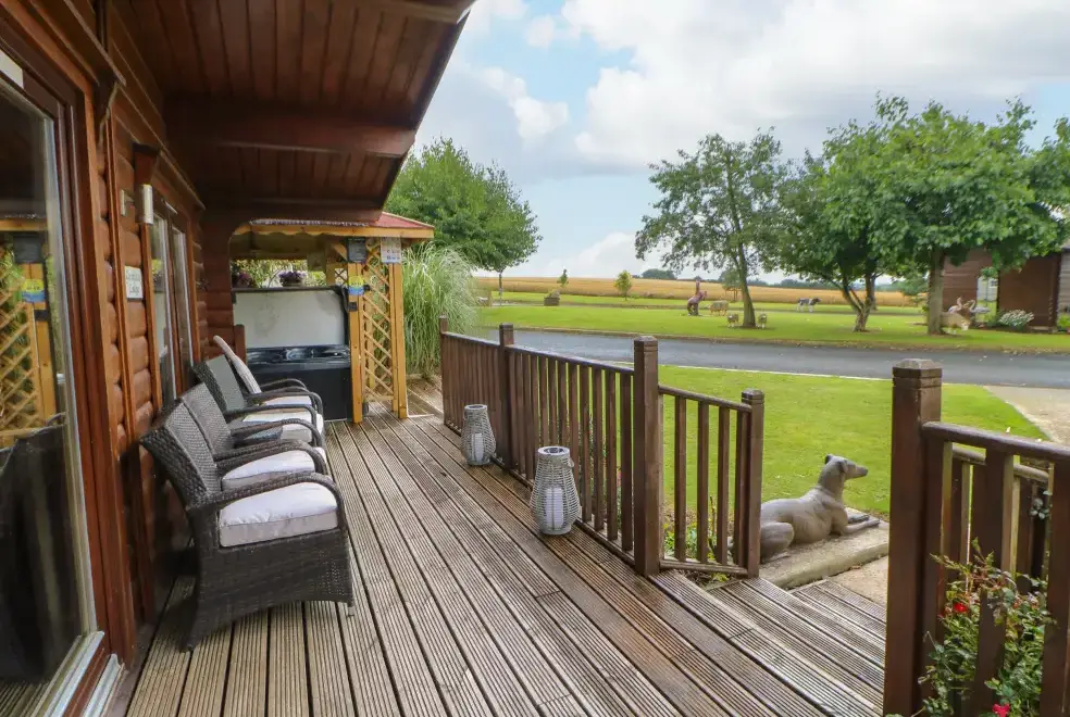 Decked area at Cornfield
