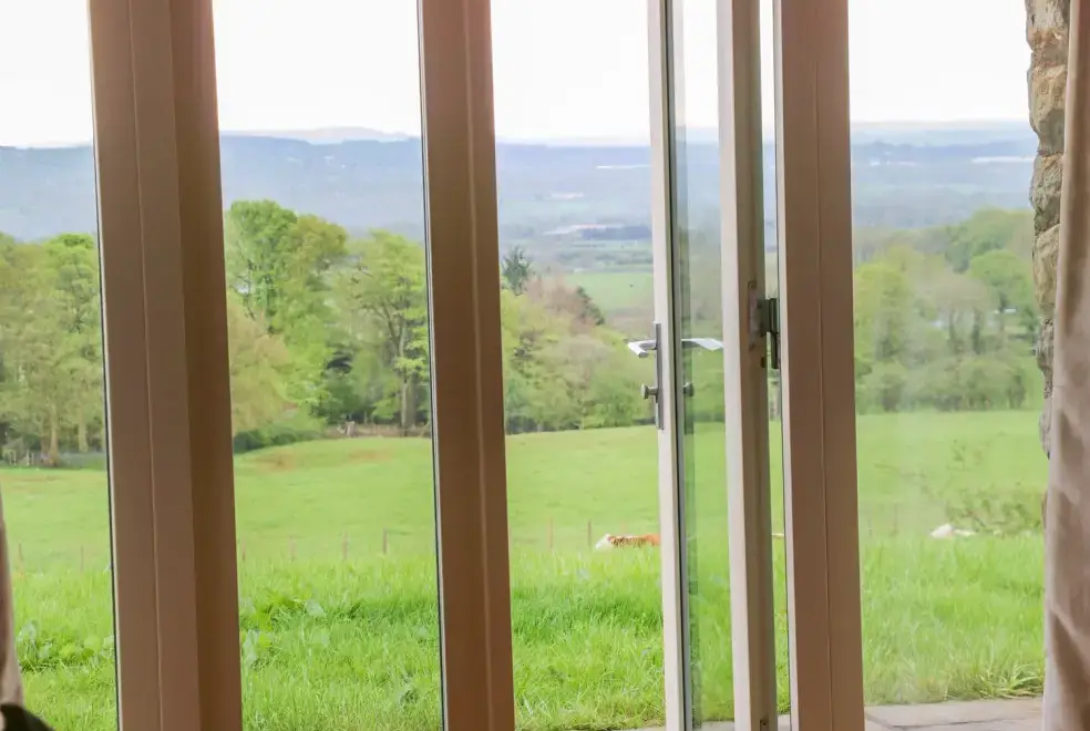 Countryside views at Cottam Cottage Farm