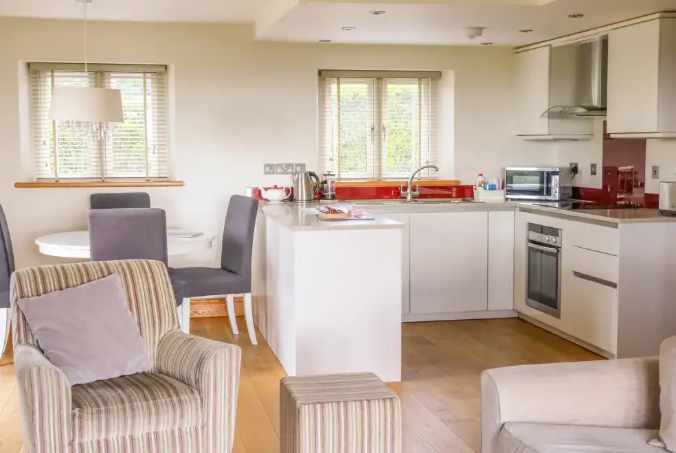 Kitchen/diner at Cottam Cottage Farm