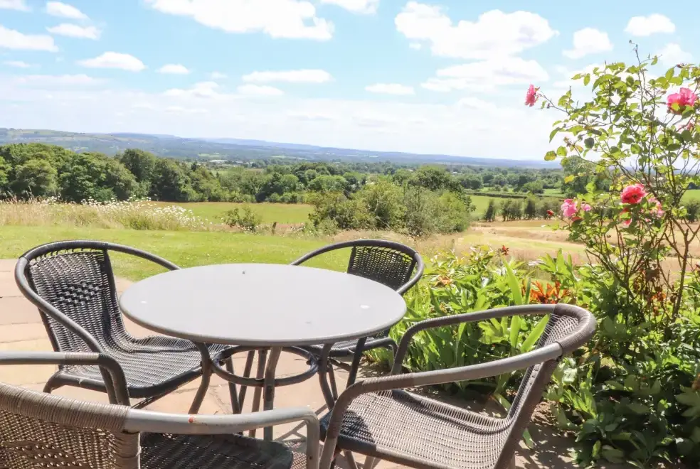 Countryside views at Cottam Cottage Farm