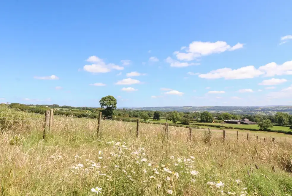 Countryside views at Cottam Cottage Farm