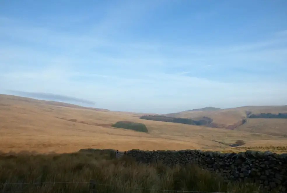 Countryside views at Cottam Cottage Farm