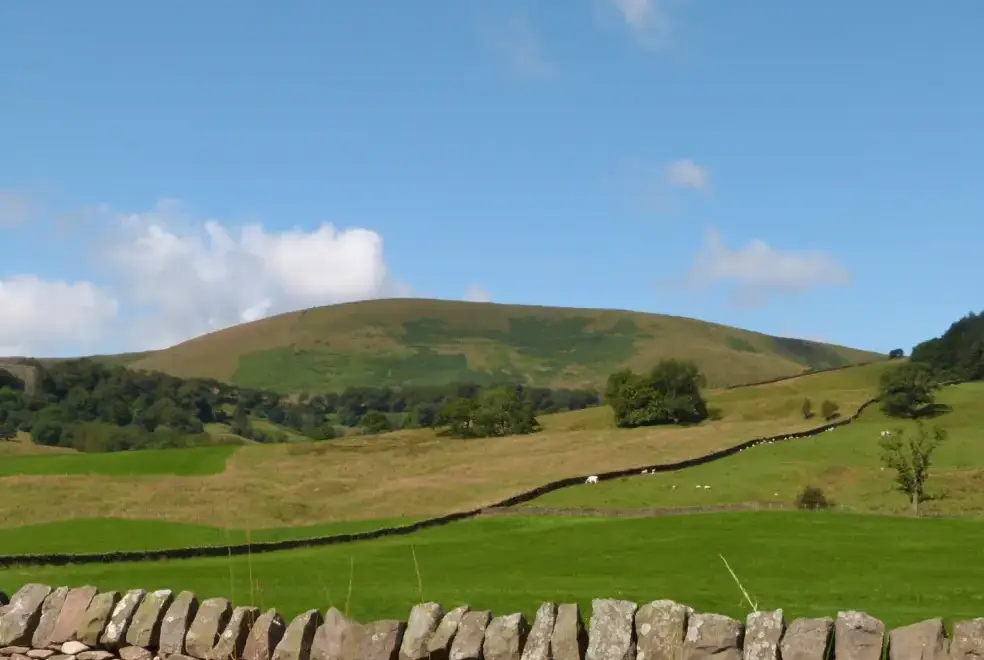 Countryside views at Cottam Cottage Farm
