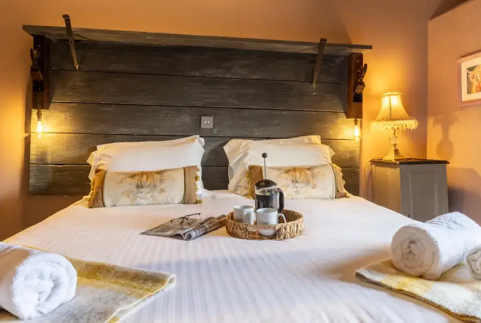 Bedroom at Court Farmhouse