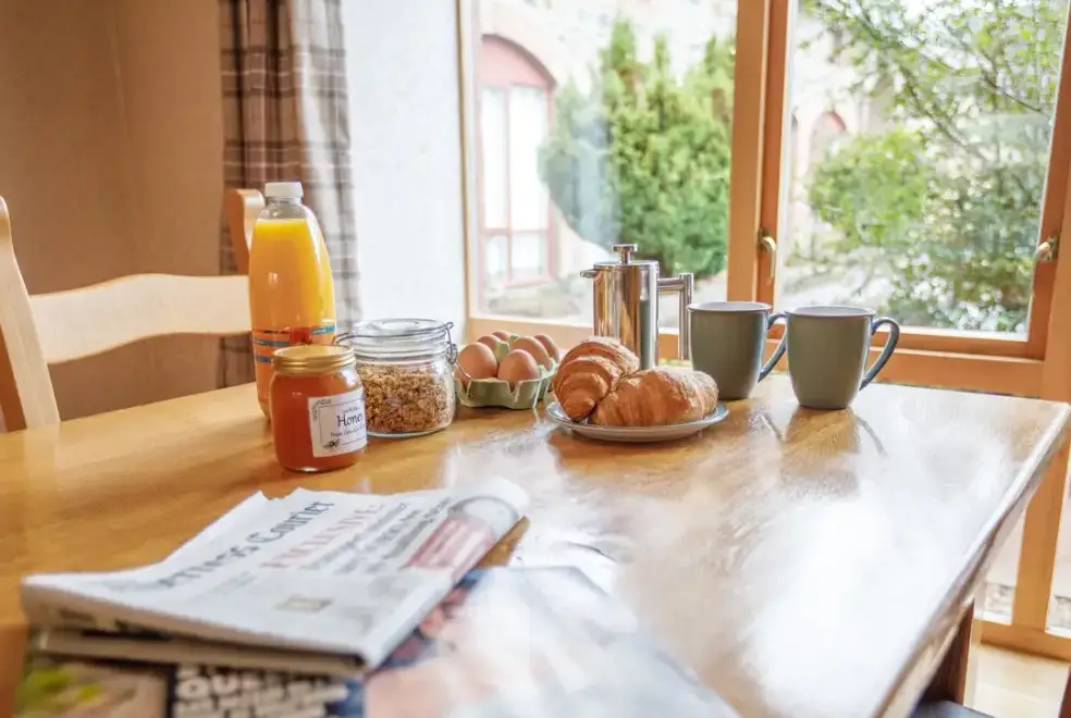 Kitchen/diner at Courtyard Cottage