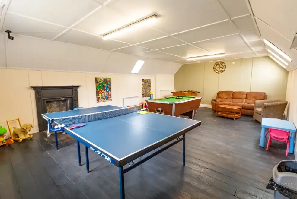 Games Room at Courtyard Cottage