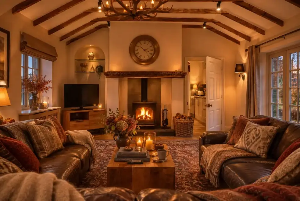 Lounge at Courtyard Cottage