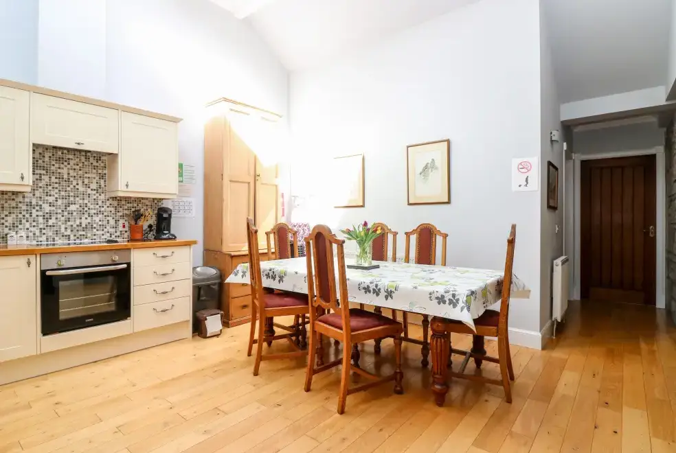 Kitchen/diner at Courtyard Family Cottage, Central Scotland 