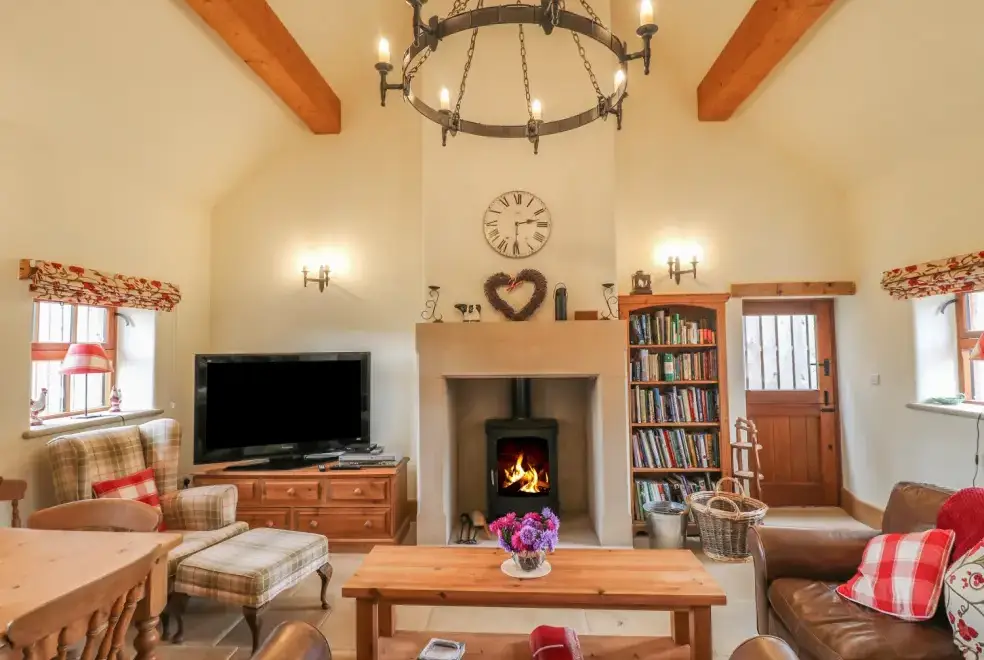 Lounge at Cow Barn, Peak District National Park