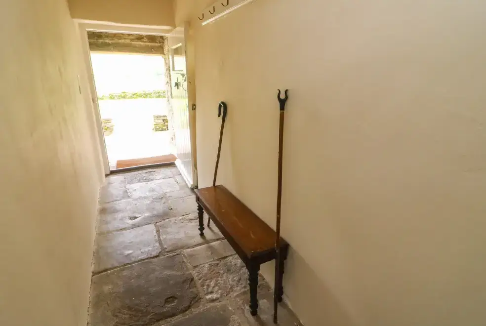 Boot room at Cowstonegill