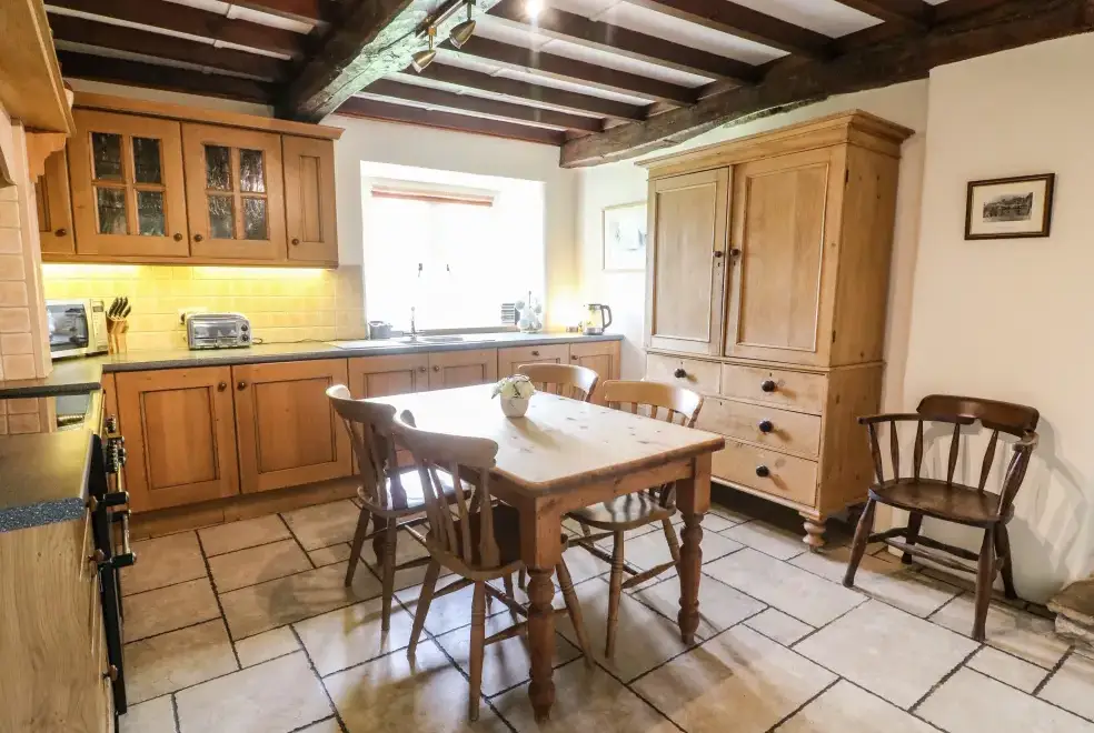 Farmhouse style kitchen at Cowstonegill