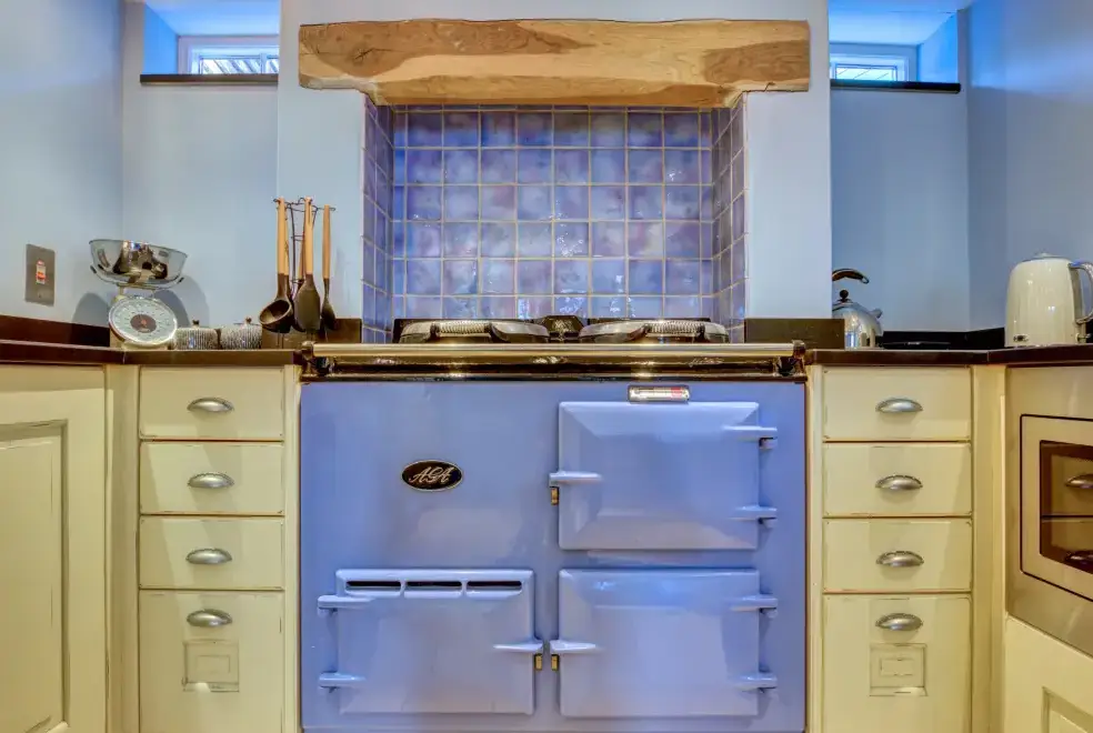 Farmhouse style kitchen at Crab Cottage