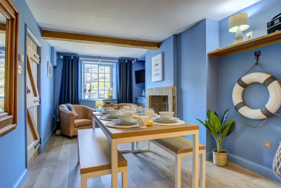 Dining room at Crab Cottage