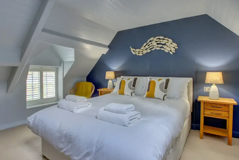 Bedroom at Crab Cottage