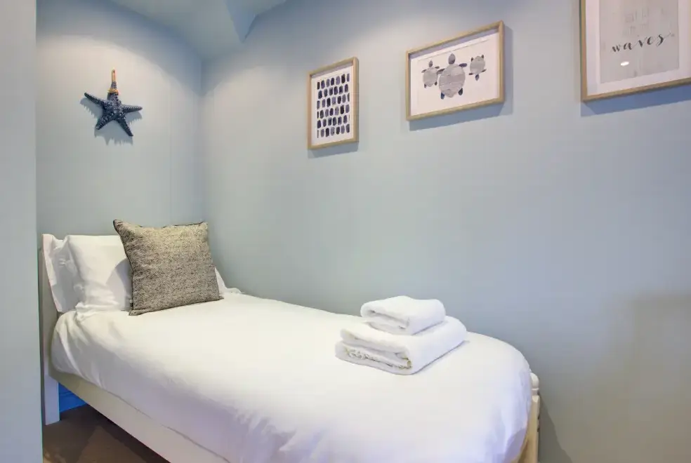 Bedroom at Crab Cottage