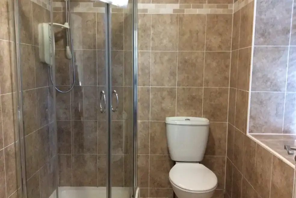 Luxurious shower room at Craig Cottage