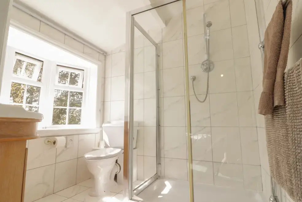 Shower room at Croft Country House