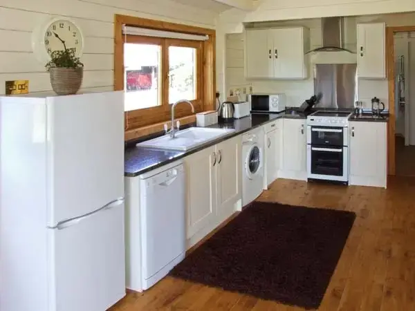 Kitchen/diner at Crop Vale Lodge near the Malvern Hills and Cotswold Hills