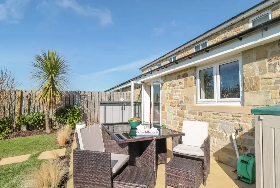Patio area at Cushat House