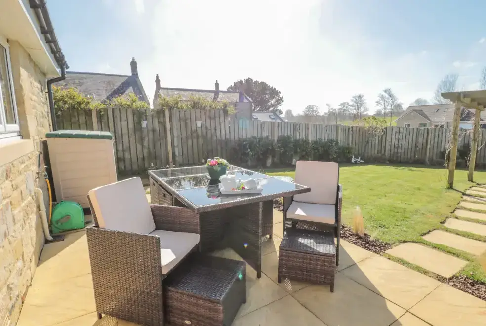 Patio area at Cushat House