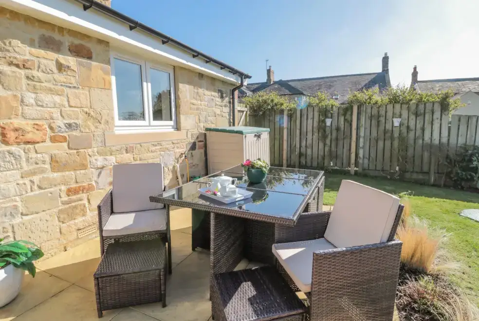 Patio area at Cushat House