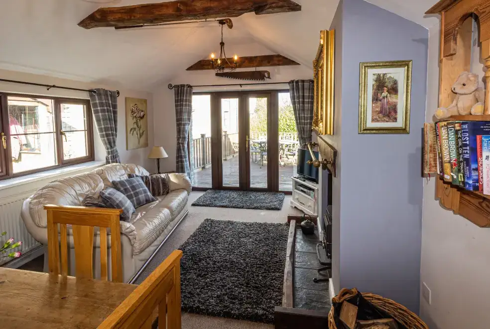 Lounge at Cwm Derw Cottage