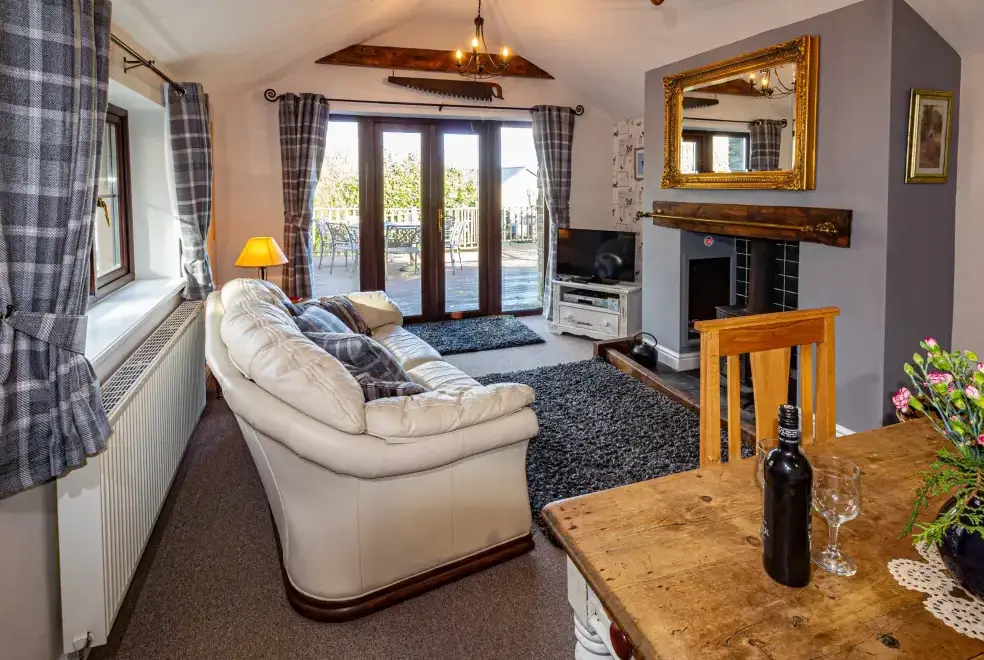 Lounge at Cwm Derw Cottage