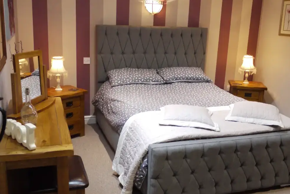 Bedroom at Cwm Derw Cottage