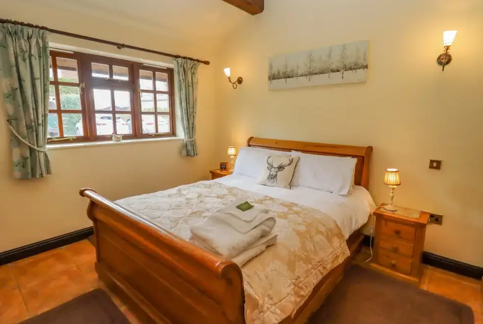 Bedroom at Dairy Barn near the Cotswolds and Malvern HIlls