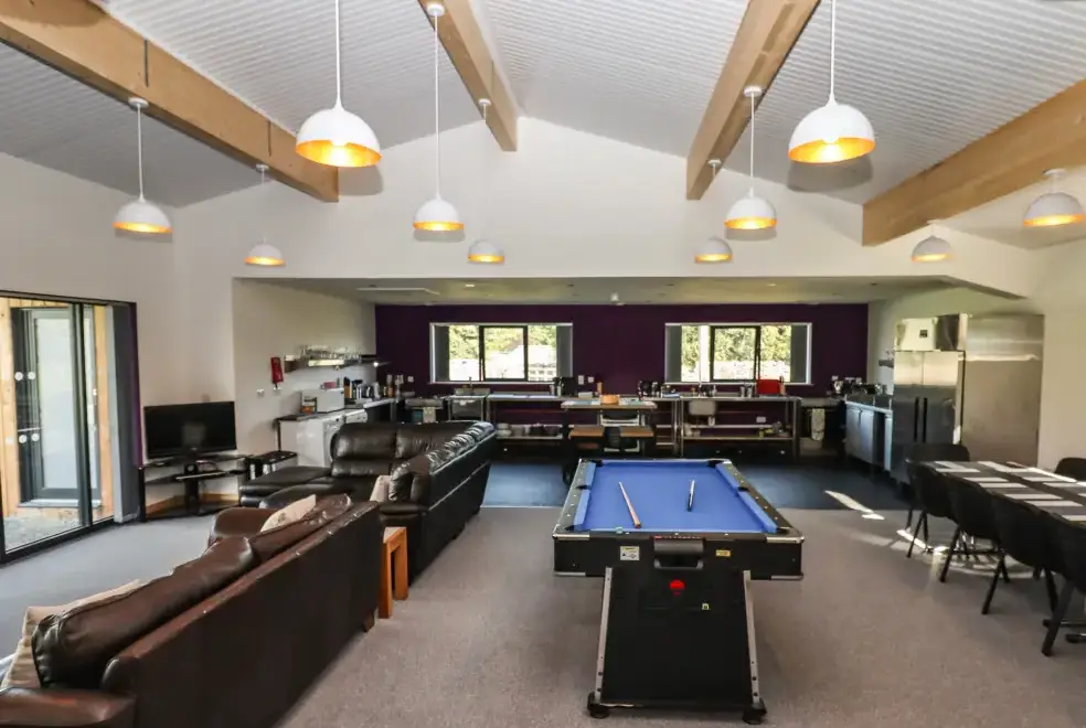 Games Room at Dale's Lodge
