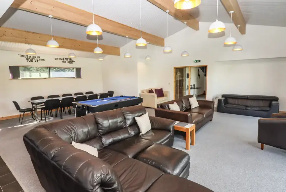 Games Room at Dale's Lodge