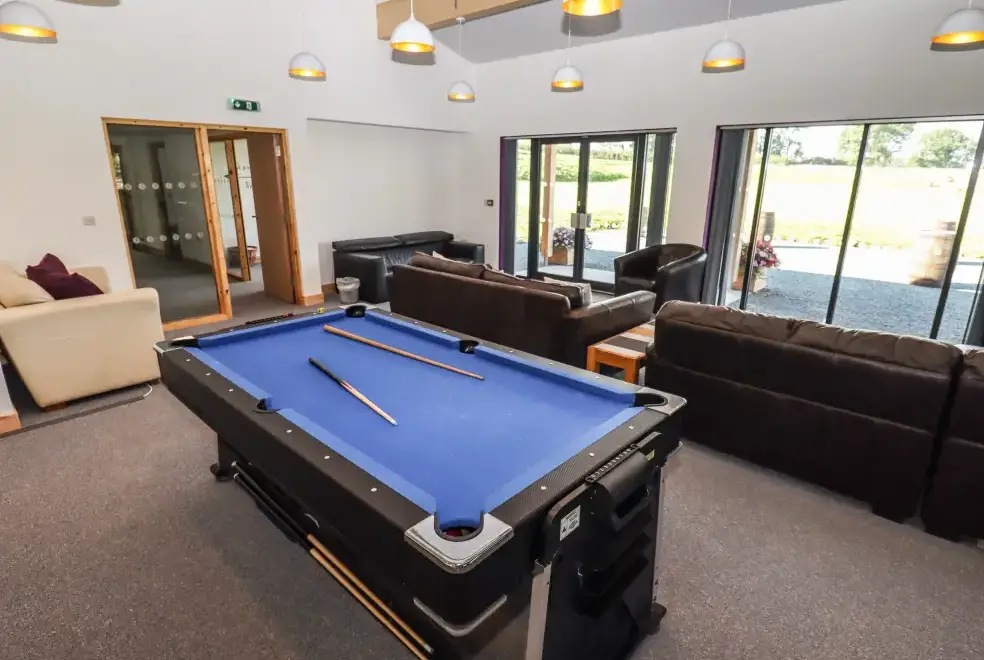 Games Room at Dale's Lodge