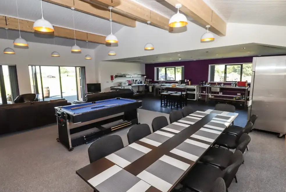 Games Room at Dale's Lodge