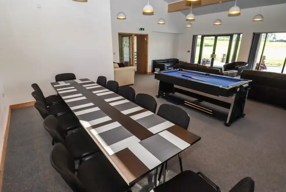 Games Room at Dale's Lodge