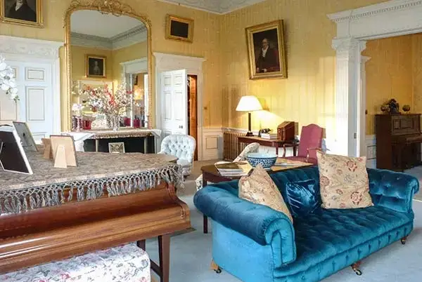 Drawing room at Dalvey House